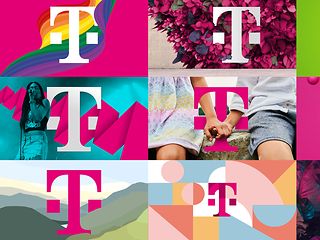 Powerful appearance: the T logo is given more assertiveness and unambiguity.