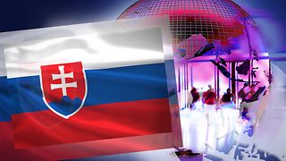 Illustration for NatCo in Slovakia with country flag.