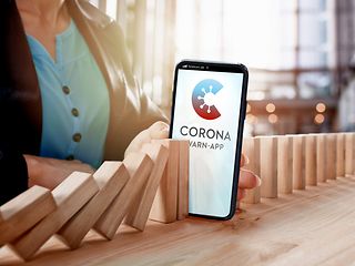 Corona warning app